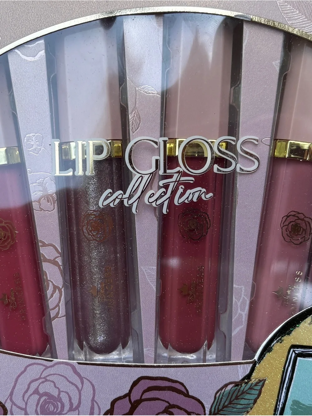 Disney Beauty and the Beast -‎ Princess Belle - 4-Piece Lip Gloss Set NIB